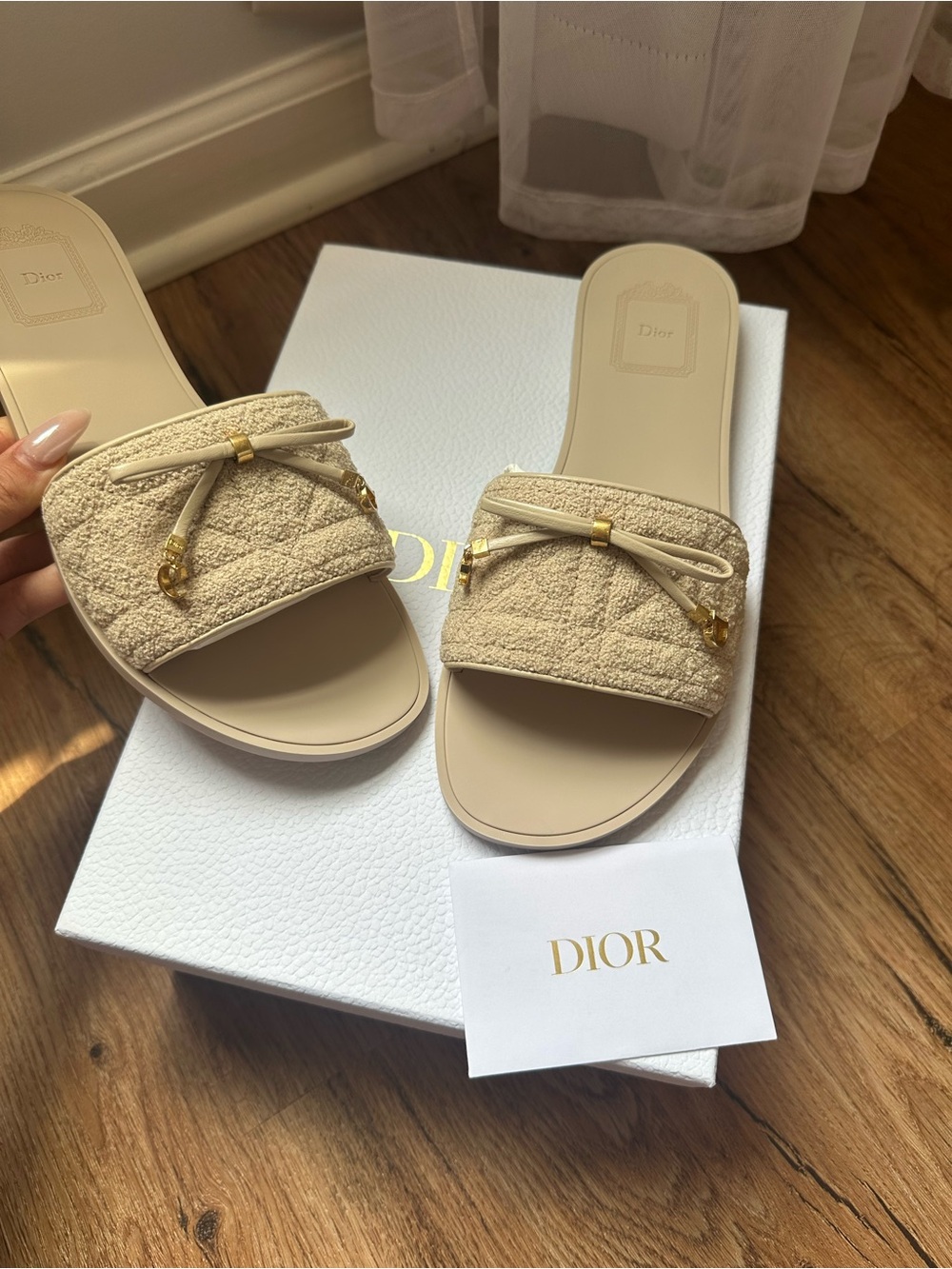Dior Cannage Slide NIB